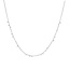 Zilveren anker schakelketting 45 cm