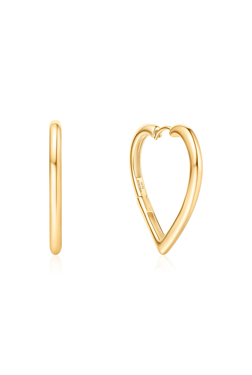 Large Heart Hoop Oorbellen