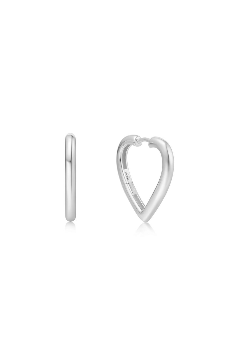 Medium Heart Hoop Oorbellen