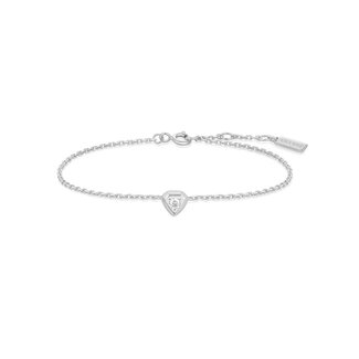 Anker schakelarmband zilver 18,5 cm