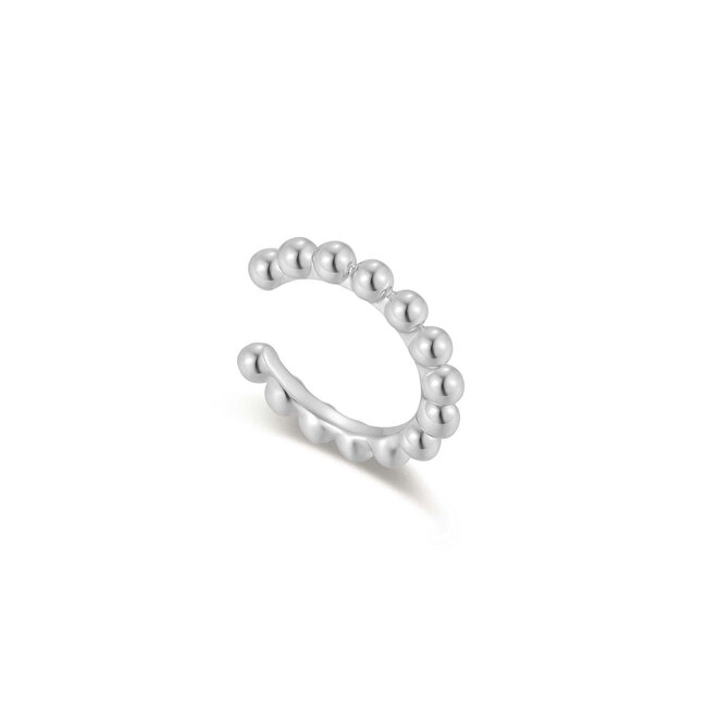 Zilveren ear cuff 9 mm