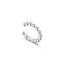 Zilveren ear cuff 9 mm
