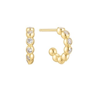 Oorring goudverguld 7 mm