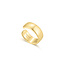 Goudvergulde ear cuff 9 mm