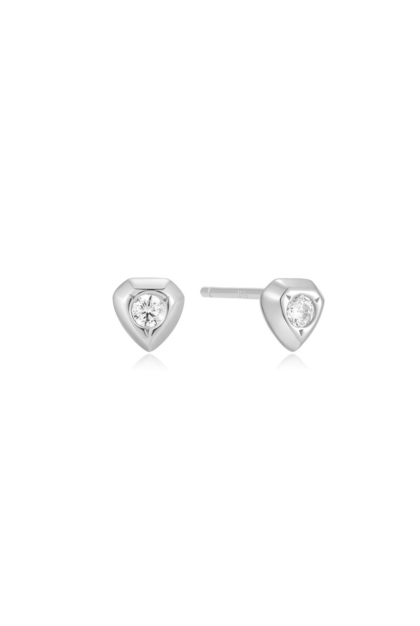Sparkling Shield Stud Oorbellen