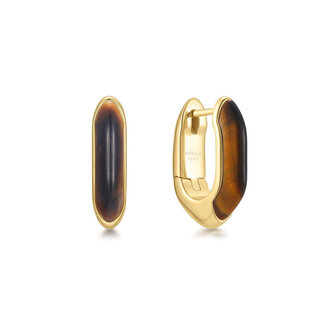 Oorring goudverguld 16 mm