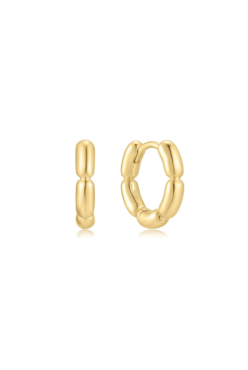 Segmented Puffy Hoop Oorbellen