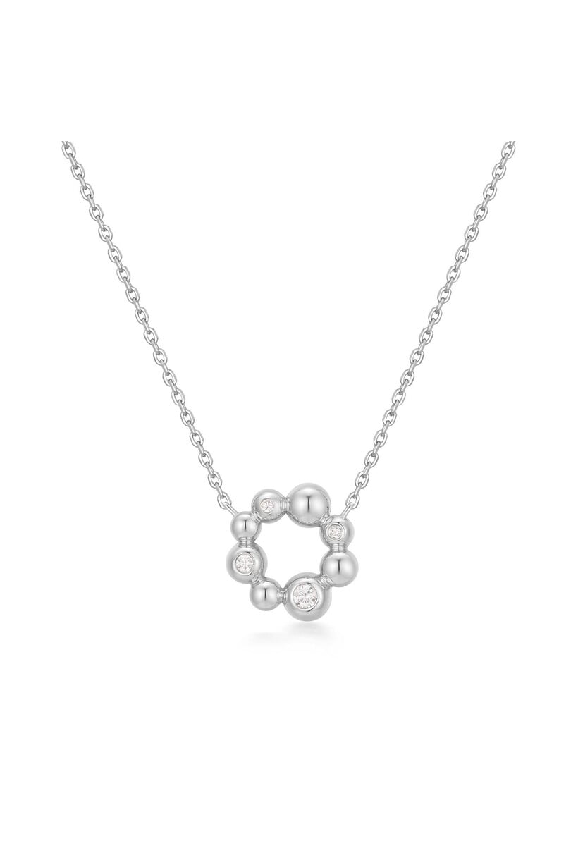 Asymmetric Beaded Circle Ketting