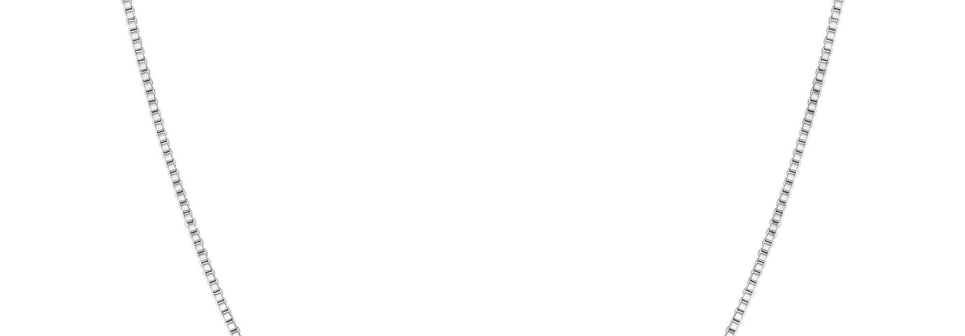 Silver Box Chain Necklace