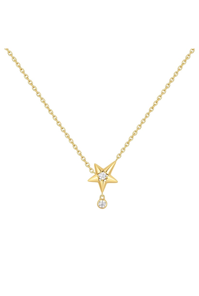 Sparkling Star Drop Ketting