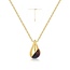 Goudvergulde anker schakelketting 58 cm
