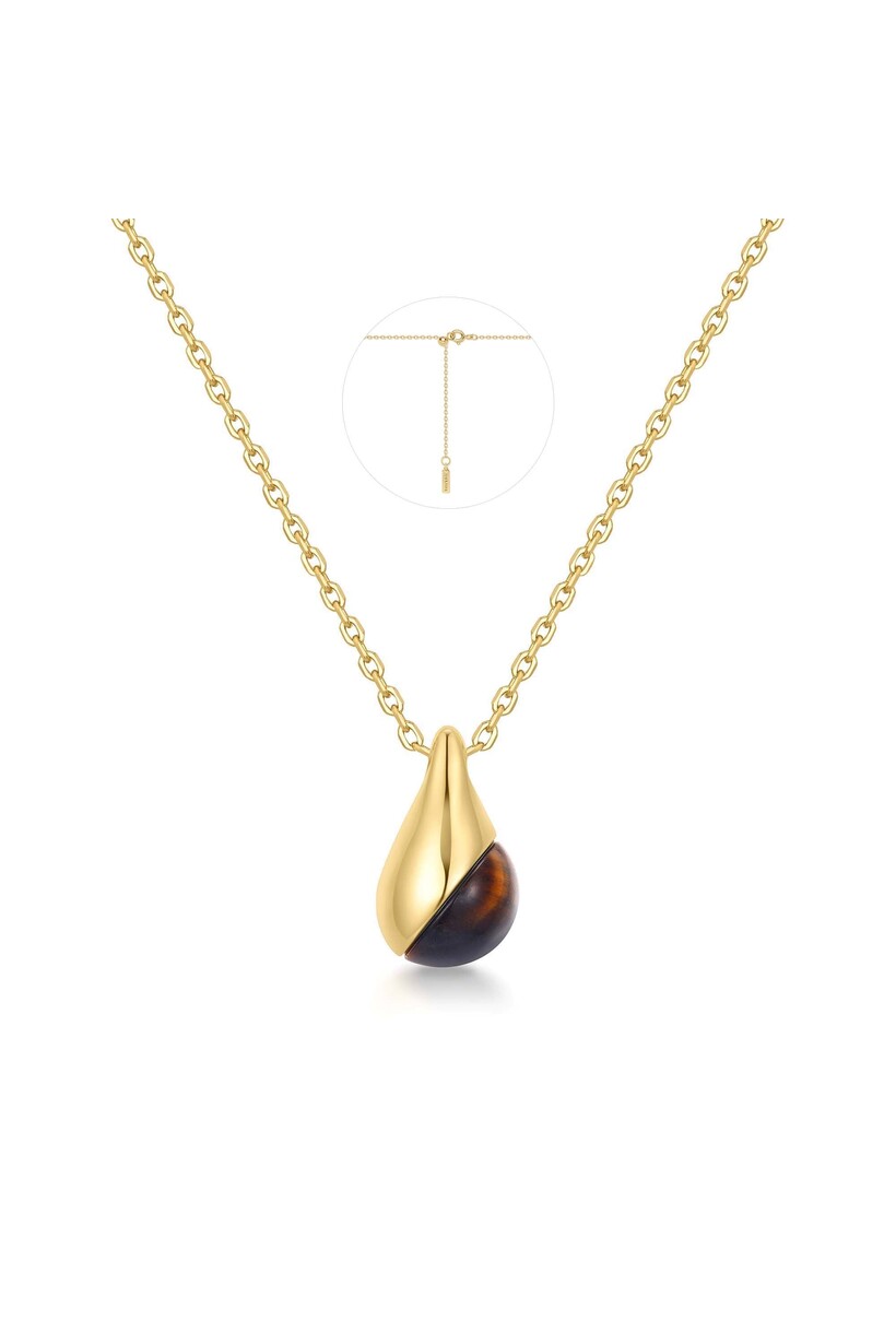 Anker schakelketting goudverguld 58 cm