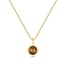 Goudvergulde anker schakelketting 48 cm