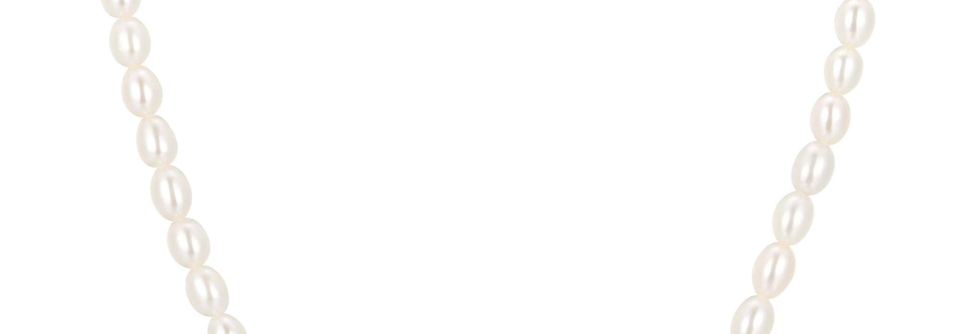 Gold Pearl Beaded Necklace