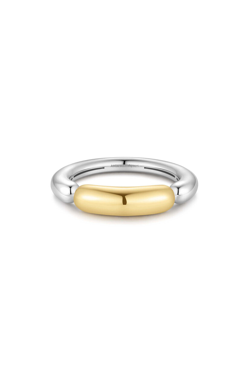 Puffy segmentring bicolor maat 58
