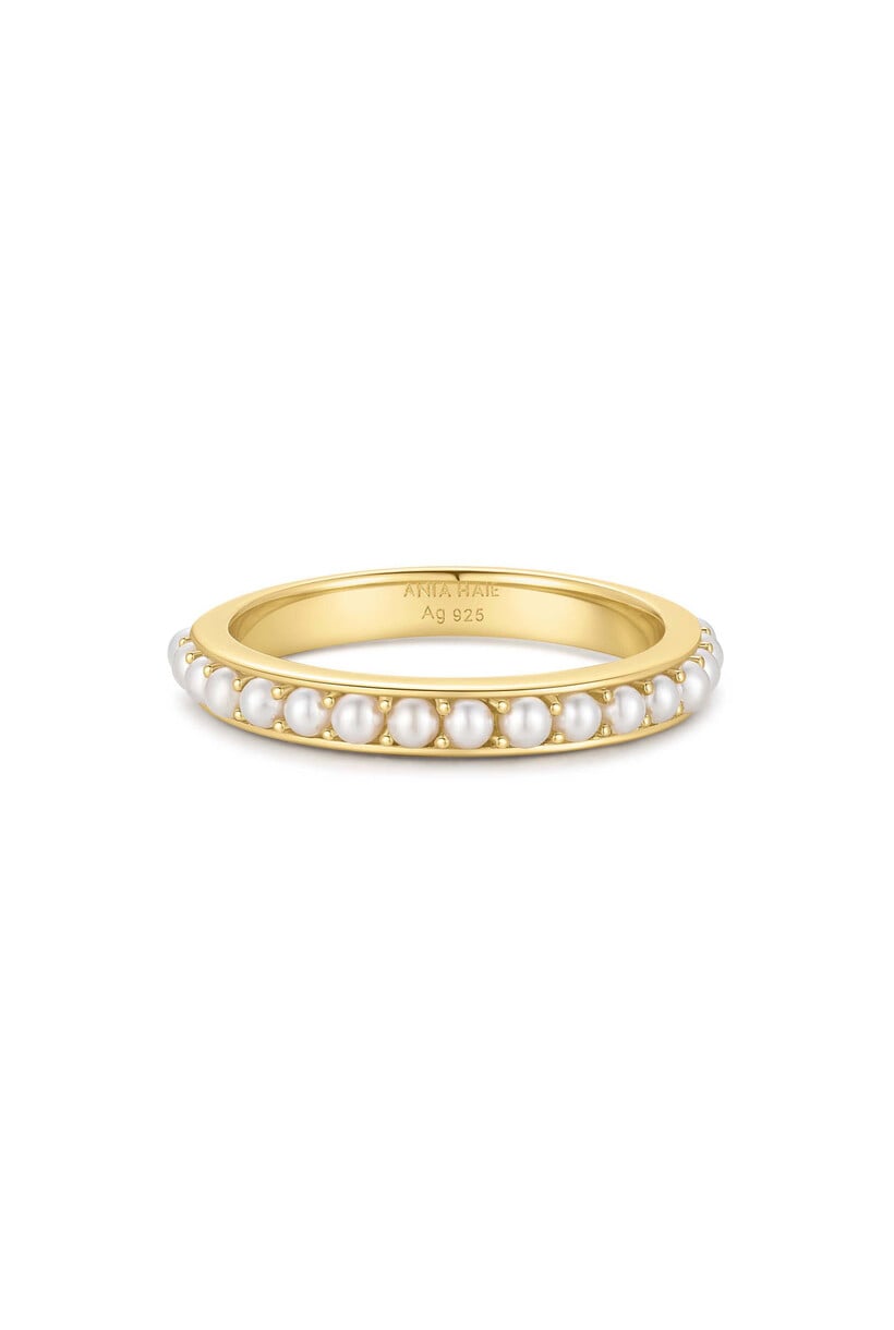 Shell Pearl Beaded Ring