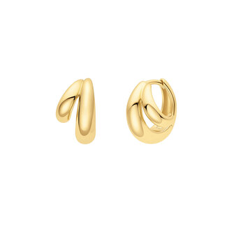 Oorring goudverguld 10 mm