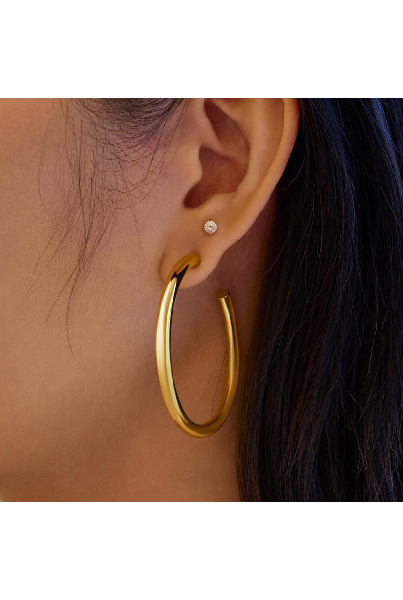 Classic Large Hoop Oorbellen