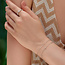Zilveren anker schakelarmband met zirkonia steentjes 18,5 cm
