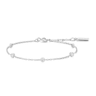 Anker schakelarmband zilver 18,5 cm