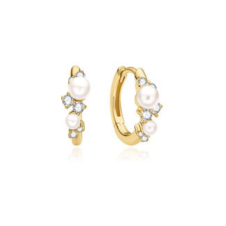 Oorring goudverguld 10 mm