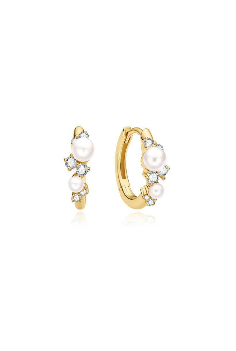 Oorring goudverguld 10 mm