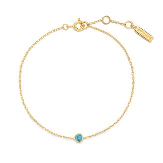 Anker schakelarmband goudverguld