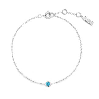Anker schakelarmband zilver