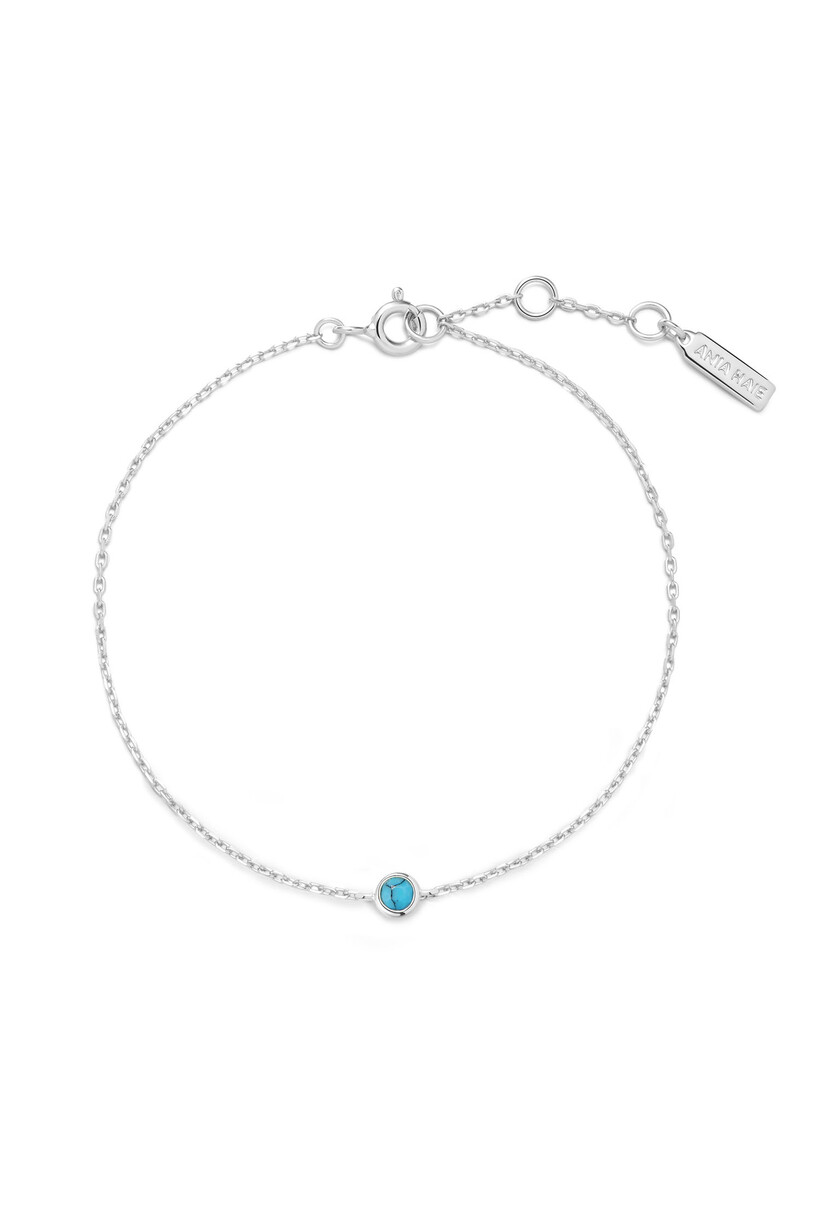 Turquoise Solitaire Armband