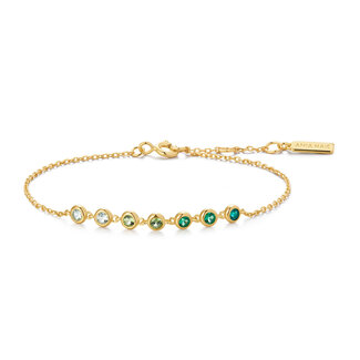 Anker schakelarmband goudverguld