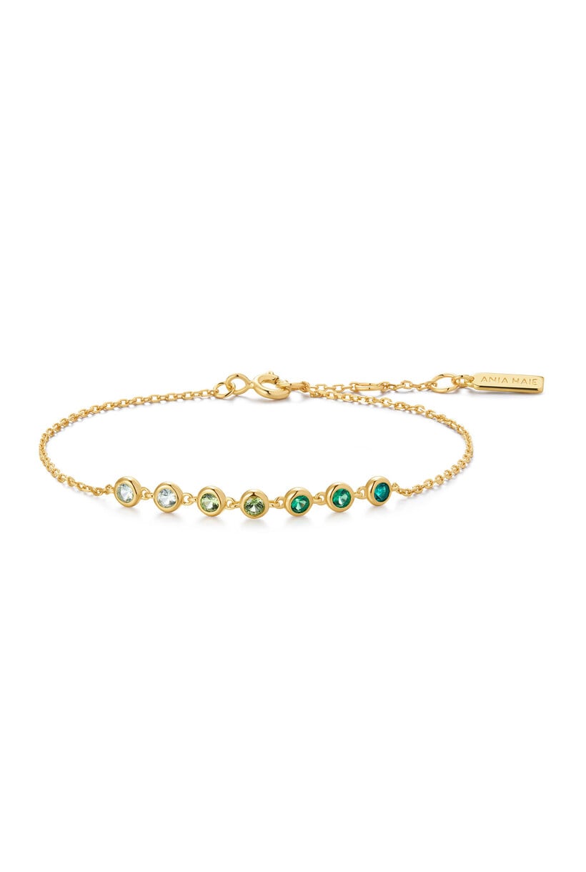 Anker schakelarmband goudverguld