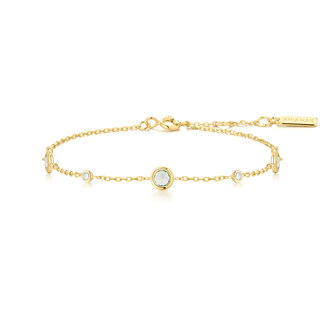 Anker schakelarmband goudverguld