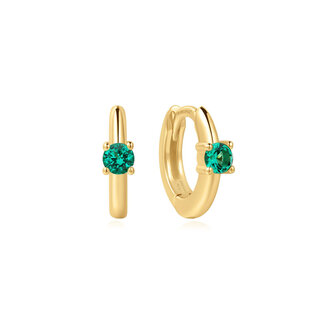 Oorring goudverguld 8 mm
