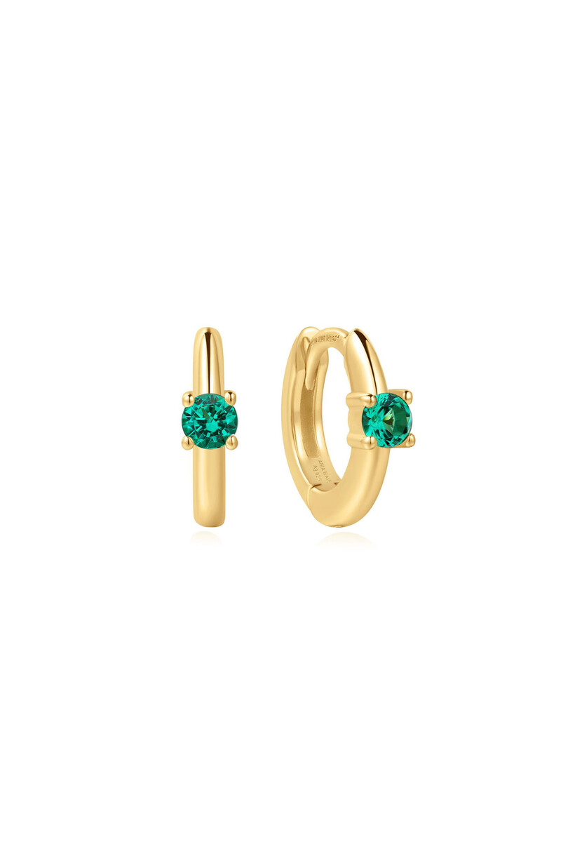 Oorring goudverguld 8 mm