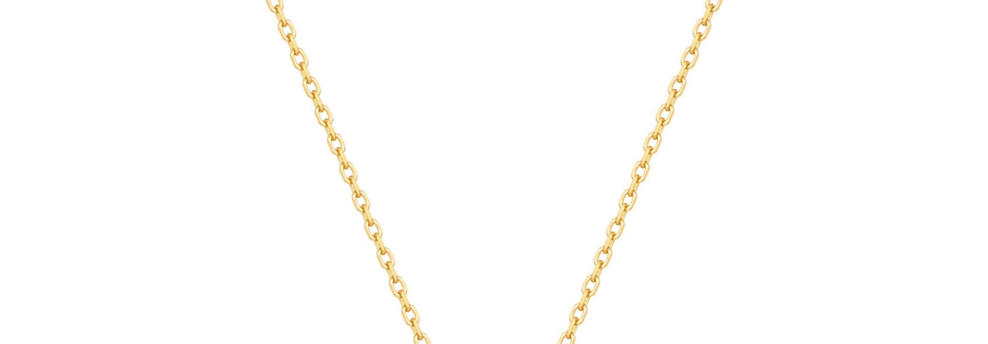 Gold Rivulet Pavé Necklace