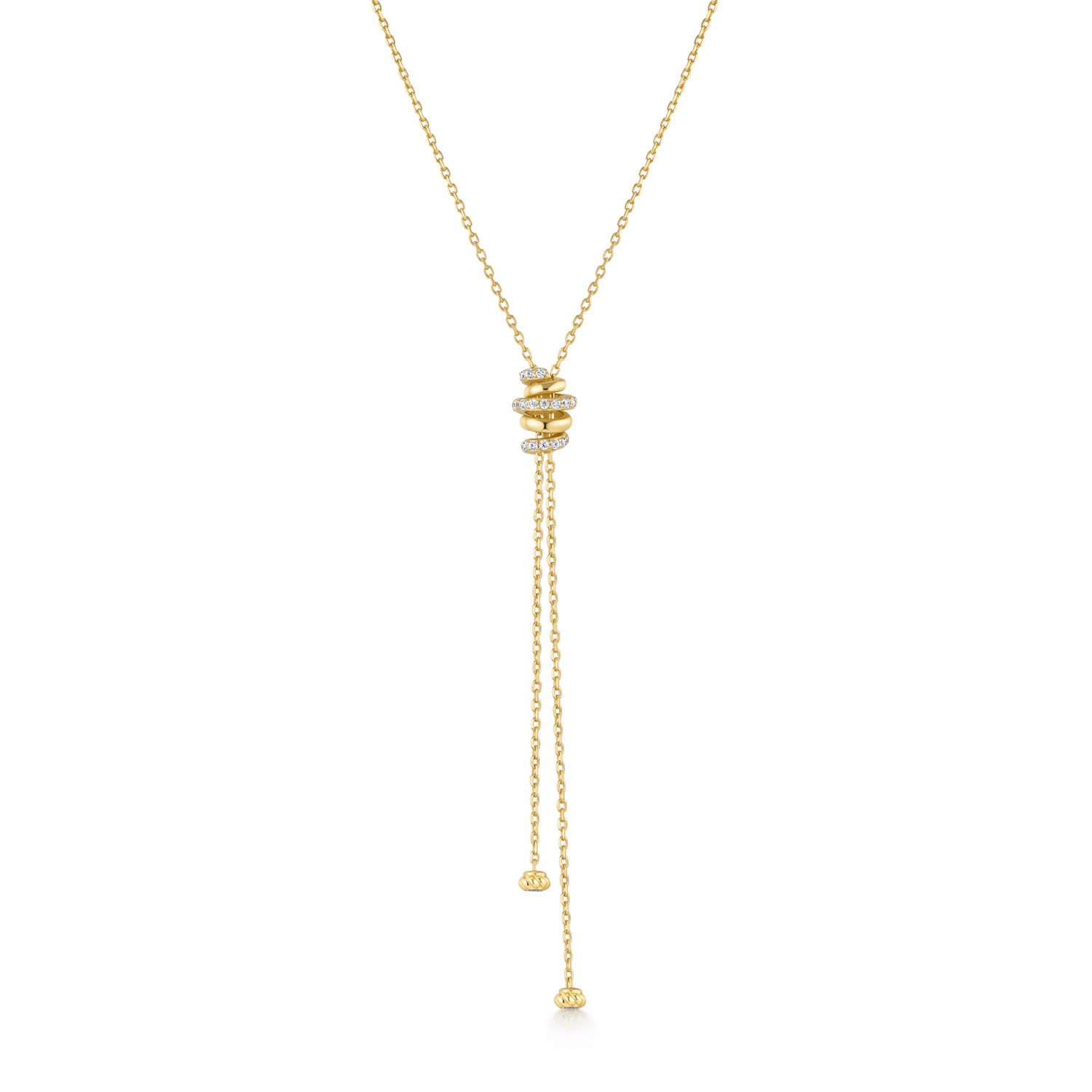 Gold Twisted Rope Necklace-1