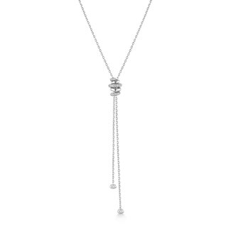 Anker schakelketting zilver 53 cm