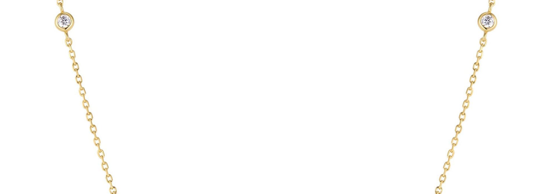 Gold Classic Station Necklace