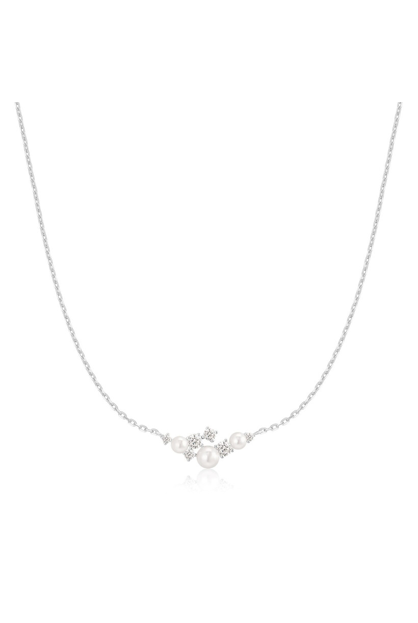Anker schakelketting zilver 45 cm