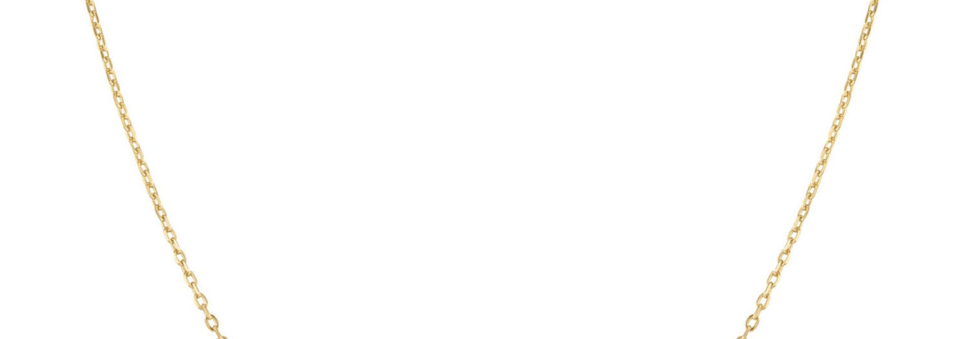 Gold Turq. Solitaire Necklace