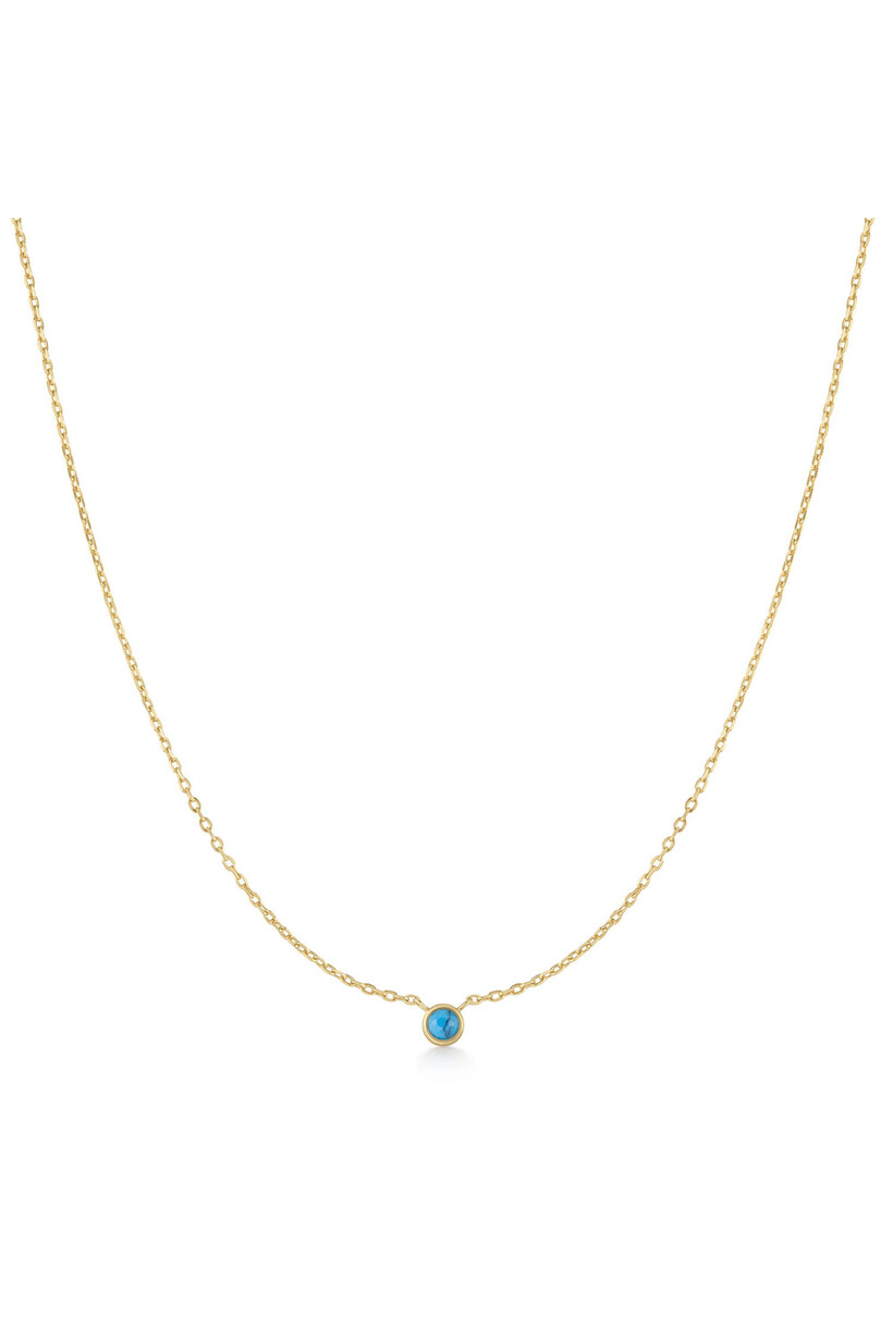Turquoise Solitaire Ketting