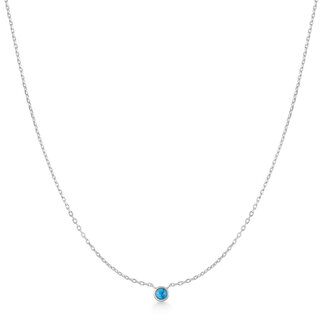 Anker schakelketting zilver 45 cm