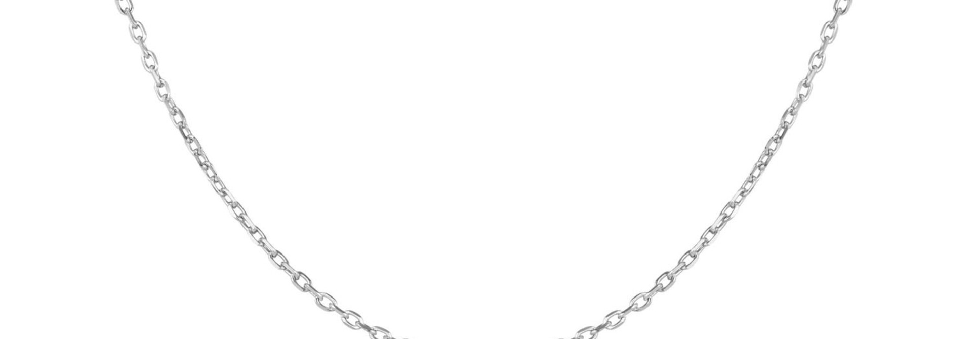 Silver Mint Green Clover Necklace