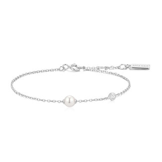 Anker schakelarmband zilver 18,5 cm