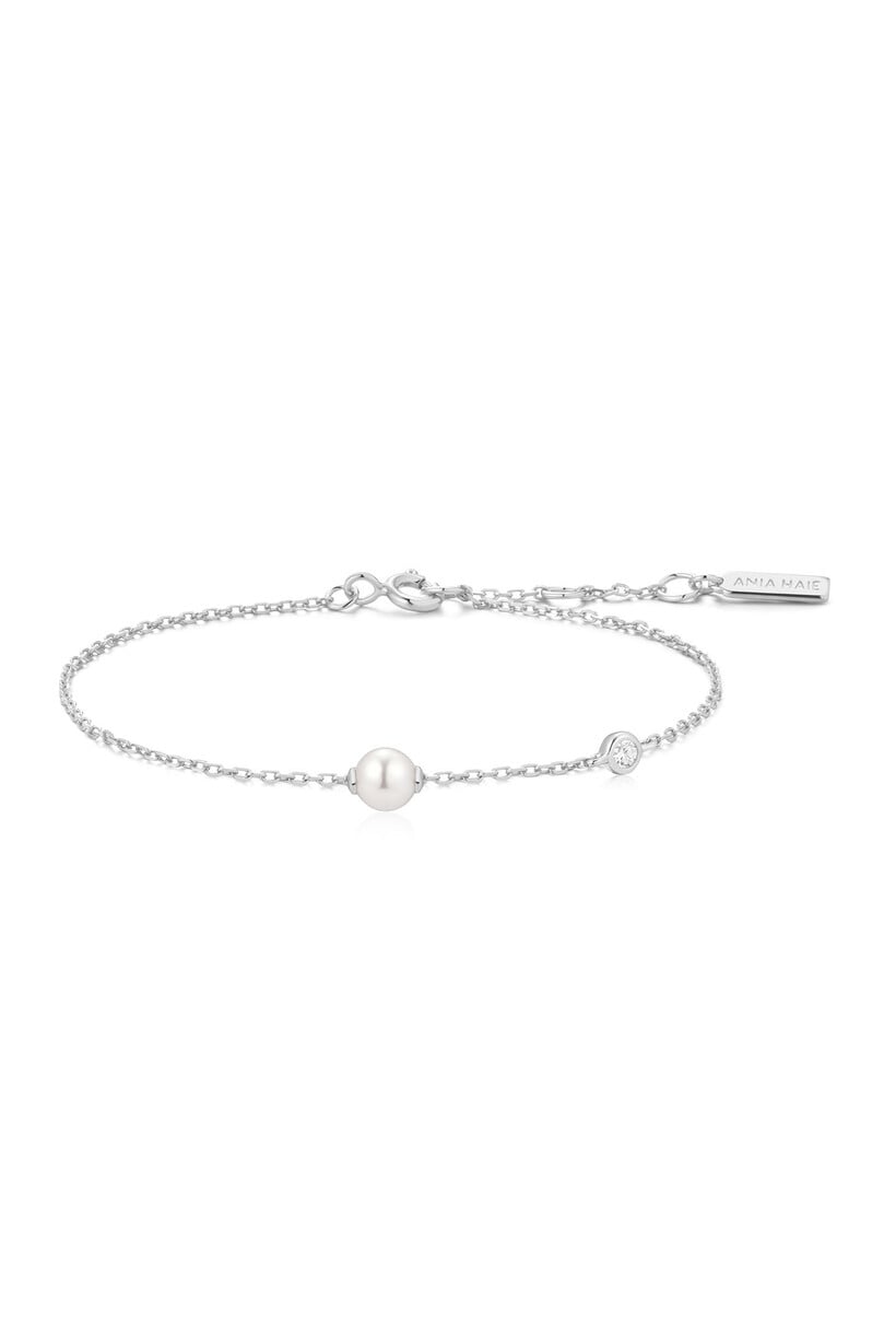 Anker schakelarmband zilver 18,5 cm