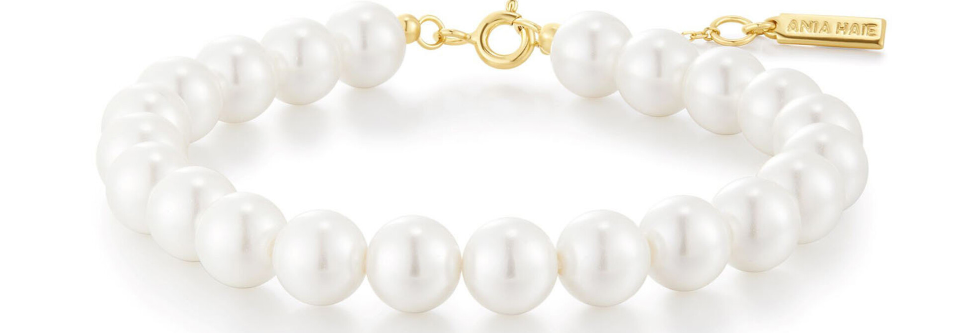 Gold Pearl Beaded Bracelet