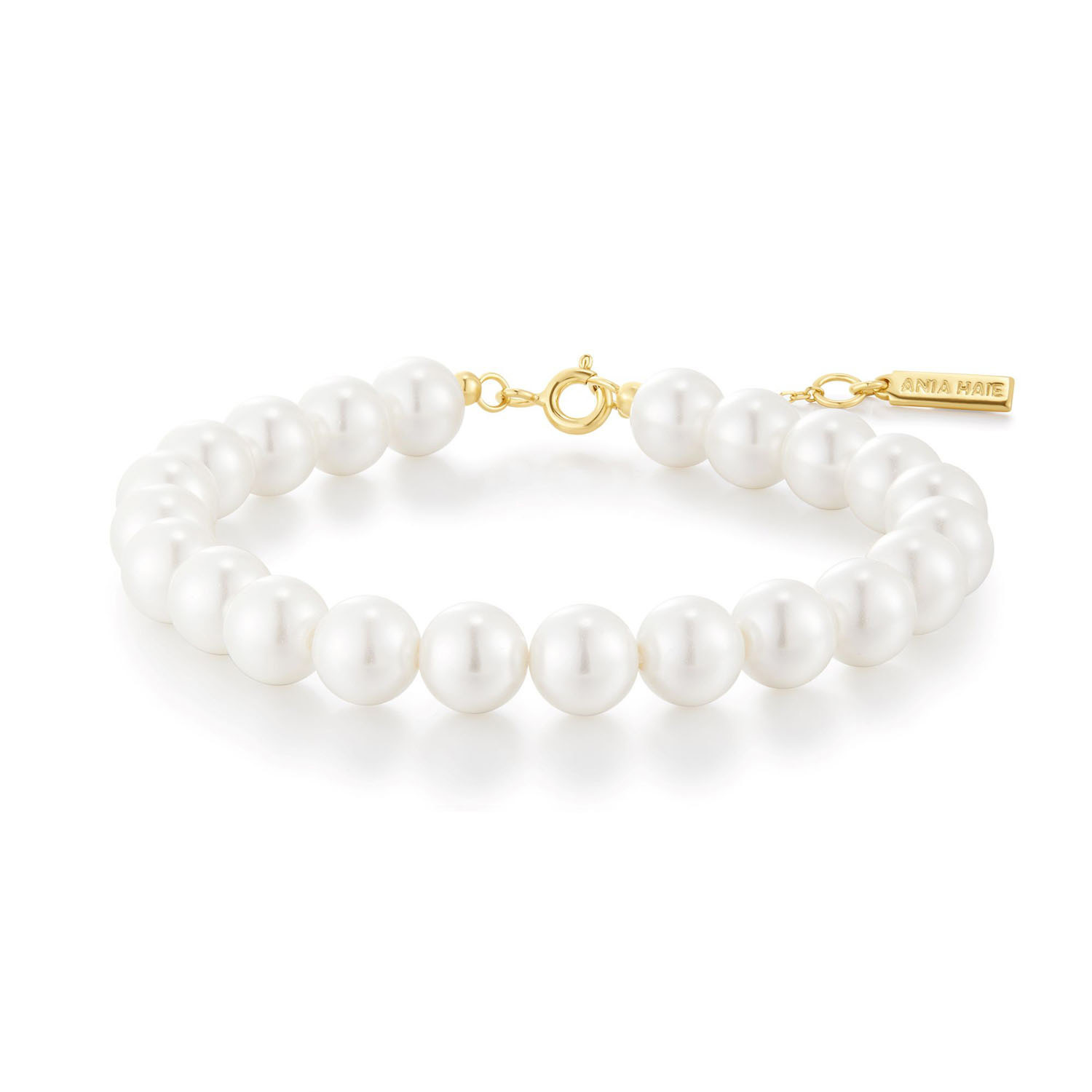 Gold Pearl Beaded Bracelet-1