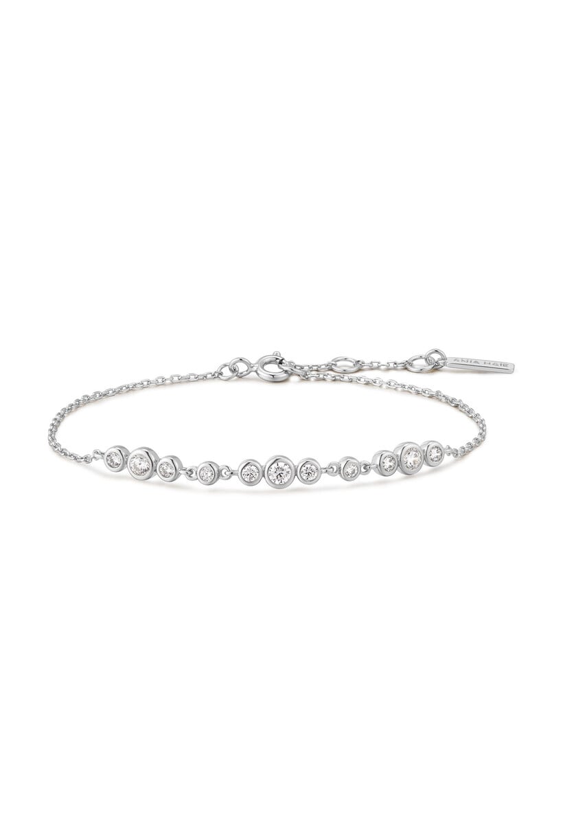Anker schakelarmband zilver 18,5 cm