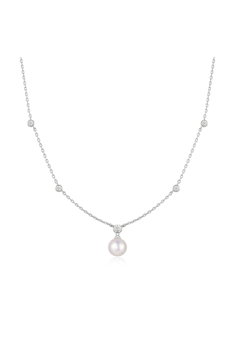 Anker schakelketting zilver 45 cm