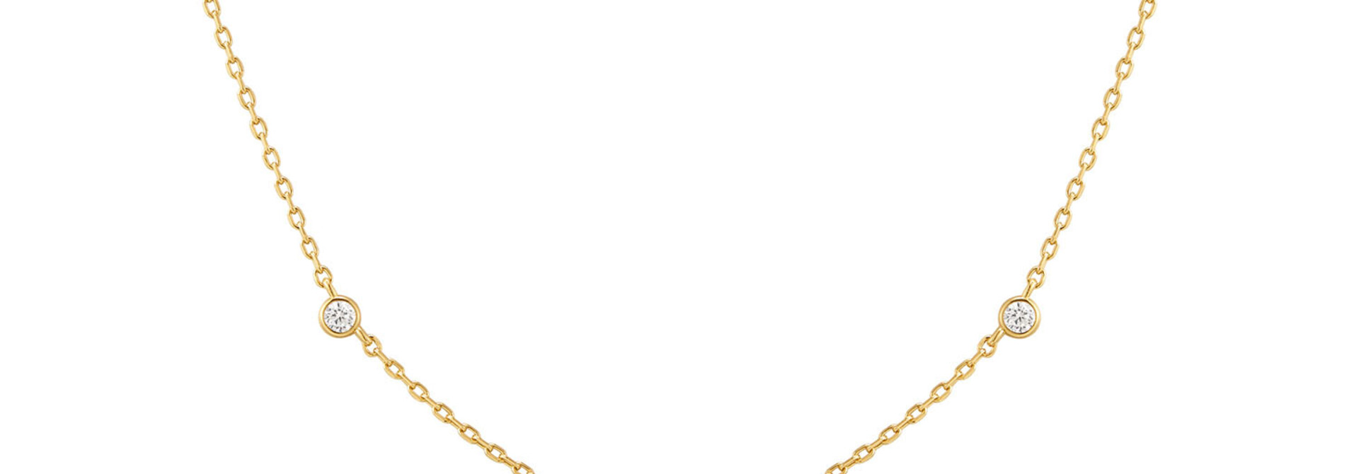 Gold Station Necklace